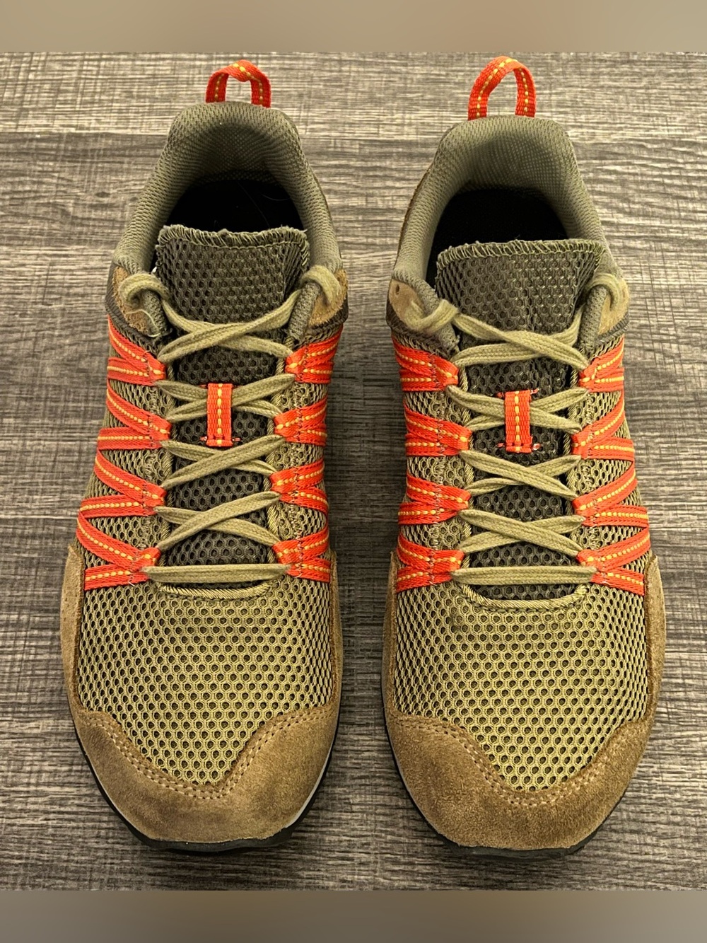 Merrell Men's Alpine Sneaker Hiking Shoes Olive Green Color Size-8.5